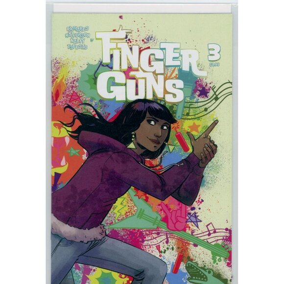 VAULT COMIC'S FINGER GUNS ©2020 #1-4 FIRST 4 ISSUES! Teen feelings/angst/chaos! - Picture 4 of 5